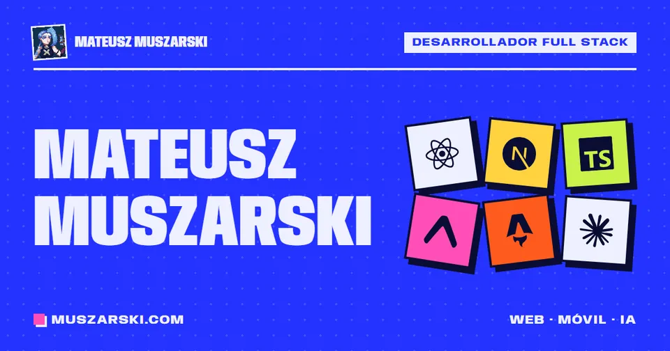 La portada de esta web como tarjeta para compartir